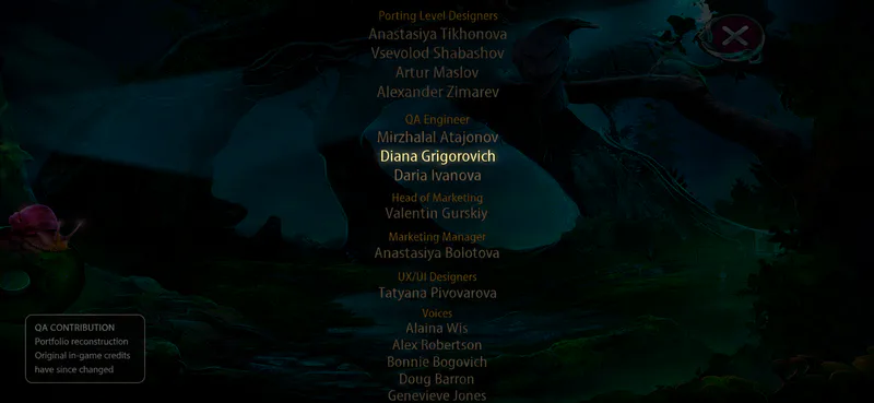 Dark Romance 11 in-game credits