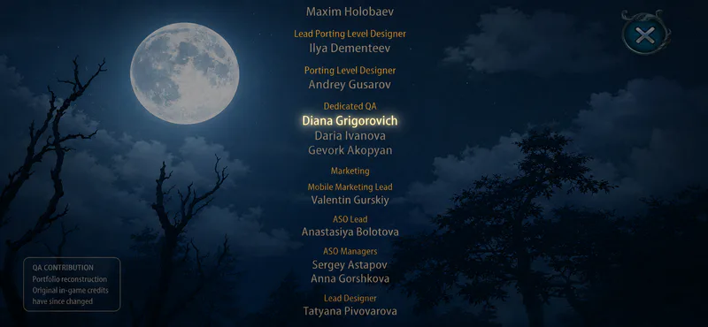 Dark Romance 14 in-game credits